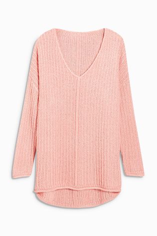 Pink Knitted Jumper
